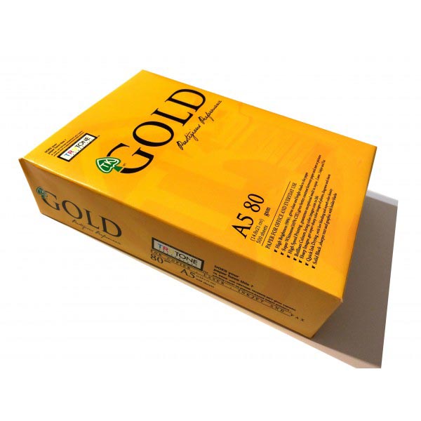 کاغذ گلد سایز A5 بسته 500 عددی - 80 گرم برش لیزر