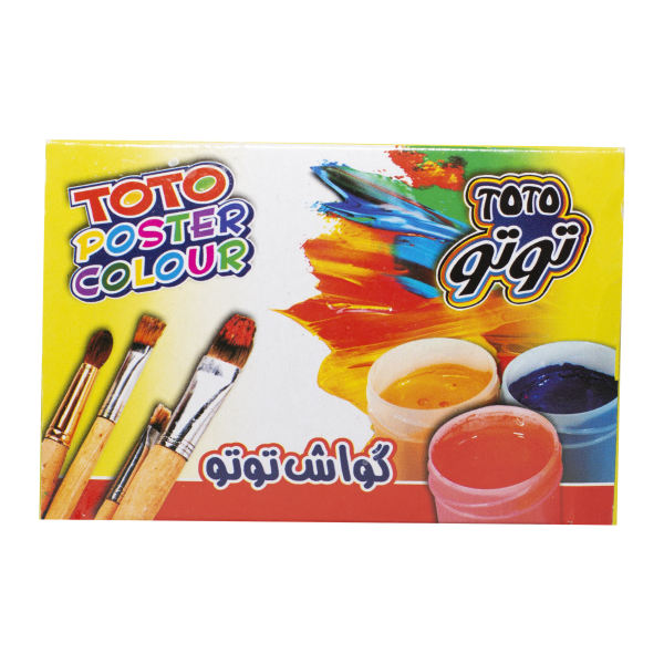 گواش 6 رنگ توتو کد