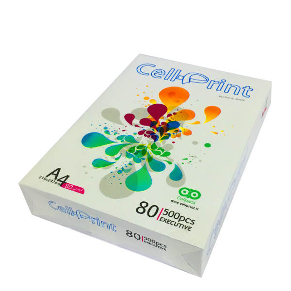 کاغذ A4 سل پرینت 80 گرم برش لیزری - CellPrint