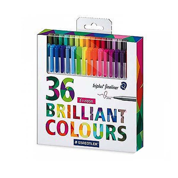 روان نویس 36 رنگ استدلر مدل Triplus Brilliant Colors