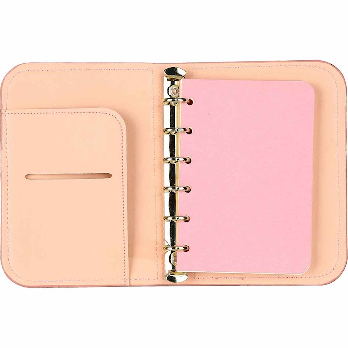 دفترچه یادداشت کلاسوری 80 برگ کلیپس کد 3-1640